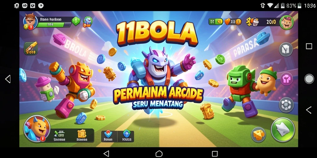 Tampilan gameplay seru dan menantang di 11BOLA.
