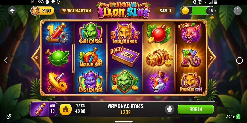 Tampilan gameplay Slot yang menarik dan penuh warna.