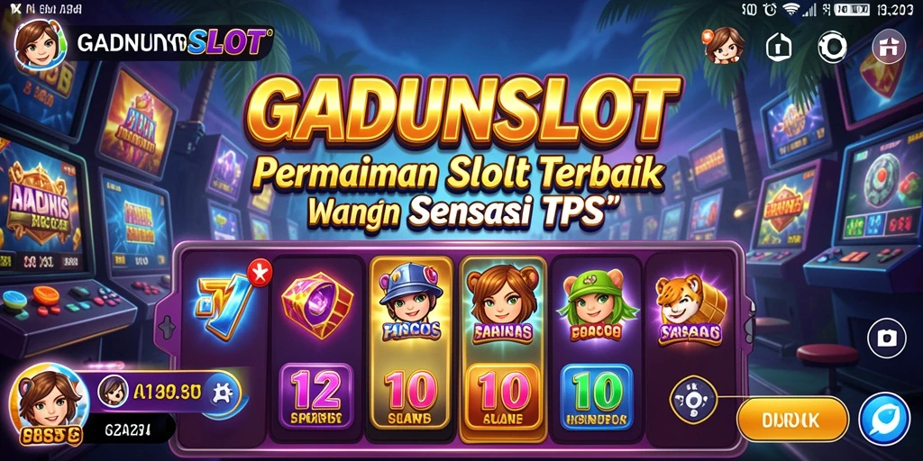 Screenshot gameplay GADUNSLOT menampilkan aksi seru dalam permainan slot TPS.