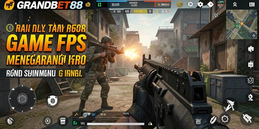 Tampilan gameplay menegangkan dari GRANDBET88.