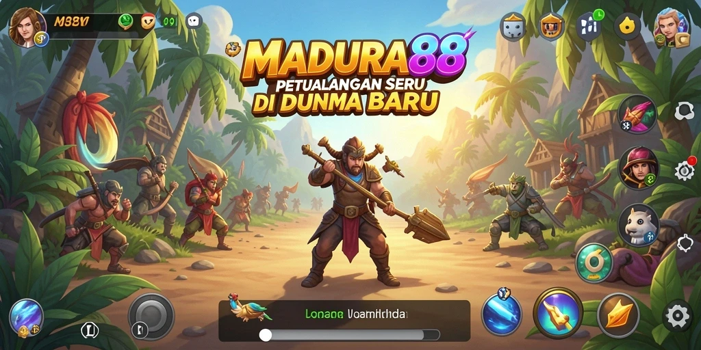 Tampilan gameplay MADURA88 yang menakjubkan dan menggugah semangat petualangan.