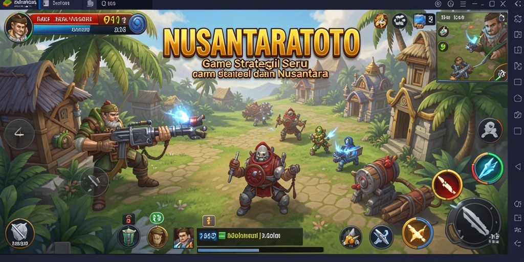 Tampilan gameplay NUSANTARATOTO yang mendebarkan dan strategis.