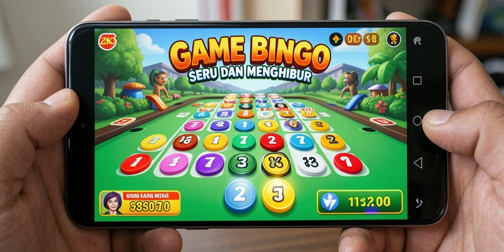 Menggambarkan gameplay seru bingo di ZK3.